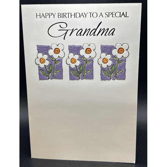 Happy Birthday Grandma Greeting Card w/Envelope