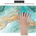 thumbnail image 6 of Modern Teal Green & Gold Marble Texture Art Mouse Pad - 31.5x11.8 Inch, Extended Gaming Mousepad with Stitched Edges, Rubber Base, Ideal for Work, Office, Home, 6 of 6