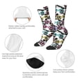 thumbnail image 4 of Balery Panda And Glasses Calcetas Largas con Estampado para Hombre y Mujer – Suaves y Transpirables, Talla Única (US 5-11), 4 of 6