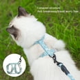 thumbnail image 5 of Biplut 1 Set Pet Leash Back Strap Adjustable Flower Print Buckle Anti-escape No Constraint Decorative Easy to Wear High Strength Dog Leash Back Strap Pet Supplies (Light Green,S), 5 of 13