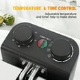thumbnail image 3 of [1700W Electric Deep Fryer] 1700W Large Electric Deep Fryer, 3L/5L | Time & Temperature Control, Frying Baskets, Lid with View Window And Odor Free Filter, Stainless Steel, 3 of 8