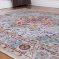thumbnail image 4 of ARJINCUTE Non Slips Boho Area Rugs 8'x10', Vintage Large Decor Floor Carpet, Machine Washable, Foldable, No Shedding, 4 of 7