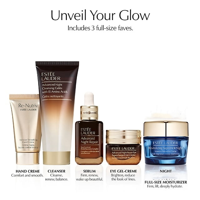 2024 Estee Lauder Blockbuster Holiday Night Skin Care & Makeup