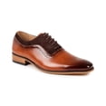 thumbnail image 1 of Gino Vitale Men's Lace Up Medallion Toe Dress Shoes, 1 of 3