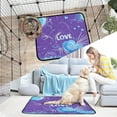 thumbnail image 6 of Washable Pet Pee Pads with Super Absorbent Reusable Training Pads for Dogs & Cats Blue Hearts, 6 of 6