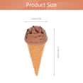 thumbnail image 2 of KAKOWELY Juguete de helado, cono de helado, simulación de juguete, modelo de helado artificial, juguete de exhibición de tienda de helados, 2 of 4