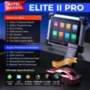 Autel Maxisys Elite II Pro Car Diagnostic Scan Tool, Intelligent Diagnostic 2.0, 38+ Resets, 3000+ Active Test, 2-Year Free Updates