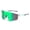 Green, variant on One Piece Wraparound Sports Polarized Sunglasses, Mirrored UV400 Cycling Running Glasses, Windproof Large Frame Outdoor Eyewear with 6 Color Options