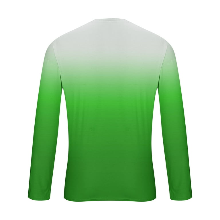 Athletic Works T-Shirt Men's 3XL Green Heather Long Sleeve