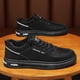 thumbnail image 2 of Men's Fashion Work Shoes Water Resistant Non Slip Lace up Low Top Sneakers for Working Commuting, 2 of 5