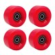 thumbnail image 1 of Juego de 4 ruedas de patín en línea cuádruples para interior / exterior PU 58 rojo Sunnimix Rueda de patines, 1 of 8