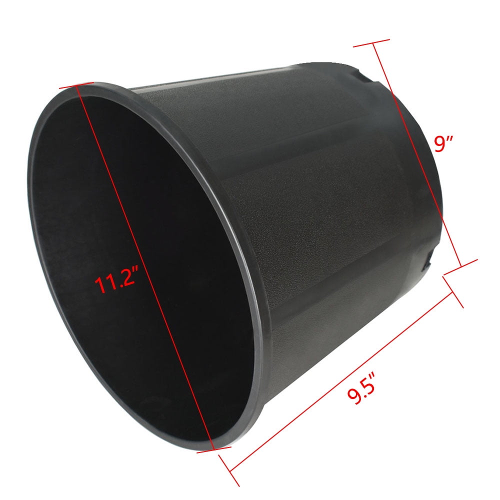 LABLT 3gal Heavy Duty Premium Black Plastic Nursery Plant Container Garden Planter Pot