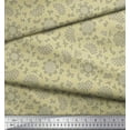 thumbnail image 2 of Soimoi Cotton Cambric Fabric Flower Artistic Print Fabric by Yard 56 Inch Wide, 2 of 3