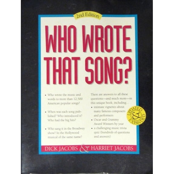 Pre-Owned Who Wrote That Song? (Paperback) 0898796393 9780898796391
