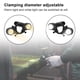 thumbnail image 4 of Máquina de pulverización Iluminación Luz de aerógrafo Luz de rociador universal Luz de relleno reca Irfora Lámpara Selfie, 4 of 7