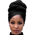 thumbnail image 1 of Pañuelo para la cabeza con diseño de turbante para mujer, ideal para fiestas en la playa, 1 of 4