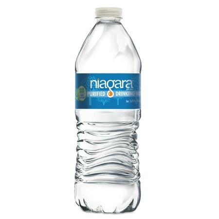 Niagara Bottling Purified Drinking Water, 16.9 oz Bottle, 24/Pack,