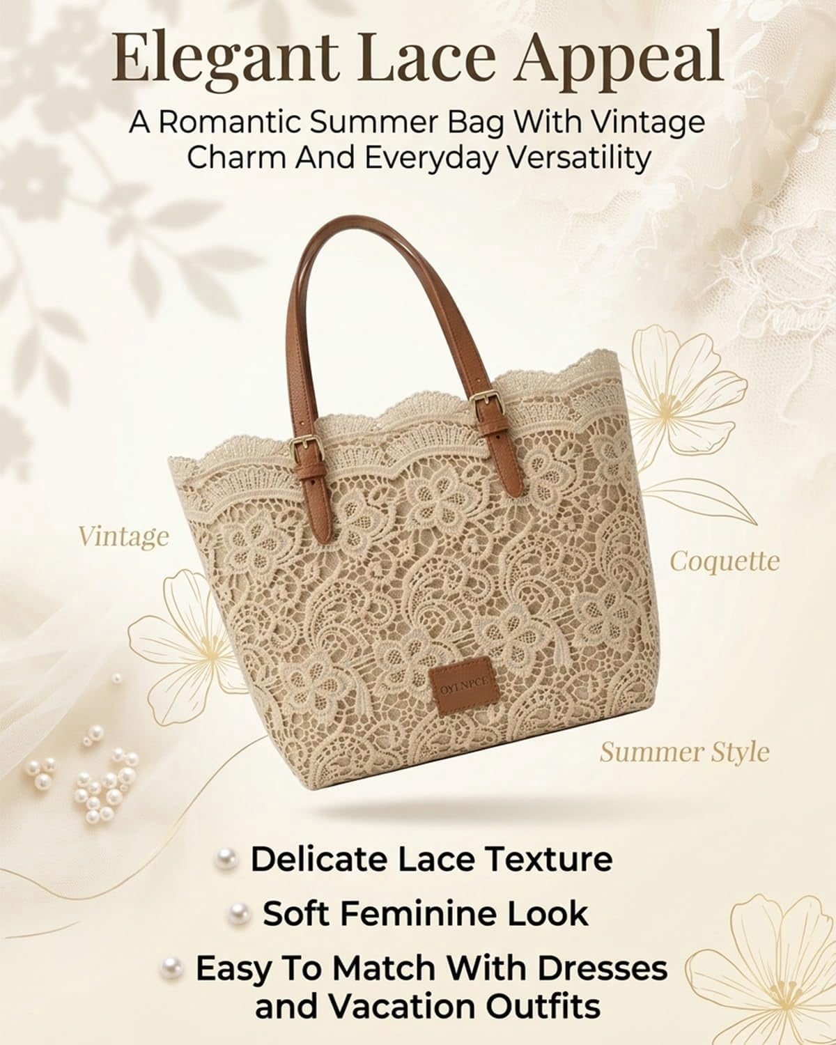 Vintage Lace Shoulder Bag Summer Straw Handbags for Women 2026 Crochet Kiss Lock Aesthetic Cute Large Tote Purses