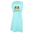 thumbnail image 3 of WILLBEST Vestidos Casuales para Mujer con Curvas Vestido Corto Playero sin Mangas con Estampado Floral para Mujer Vacaciones de Verano Grande, 3 of 3