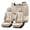 Beige, variant on FLORICH Front Pair Car Seat Covers, Universal Nappa Leather Seat Covers for Car Trucks SUV with Lumbar Support, Waterproof, Anti-Slip, Black & Beige