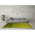 thumbnail image 3 of Ahgly Company Indoor Rectangle Abstract Yellow Contemporary Area Rugs, 2' x 3', 3 of 4