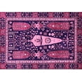 thumbnail image 1 of Ahgly Company Indoor Rectangle Abstract Pink Modern Area Rugs, 6' x 9', 1 of 4