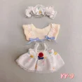 thumbnail image 3 of Ropa de peluche para muñecas de 20cm, vestido bonito para bebé, tres muñecas Idol V3, regalo, 3 of 5