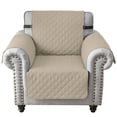 thumbnail image 2 of Eurhowing Waterproof Sofa Slipcover, Reversible Non-Slip Quilted Couch Cover, Washable Stretch Furniture Protector for Kids Pets (Khaki, Recliner), 2 of 12