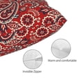 thumbnail image 5 of Salouo Vintage Red Paisley Pattern Pillow Cases,1PC Pillow Covers with Envelope Closure Decorative Pillow Case for Bed Couch,Pillows Not Included-14"x20", 5 of 6