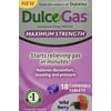 4 Pack DulcoGas Maximum Strength AntiGas Wildberry 18 Chewable Tablets Each
