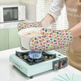 thumbnail image 7 of Honeii Tulips Flowers patten Oven Mitts and Pot Holders Sets, Baker Oven Mitts, Mittens for Kitchen Decor, Baking Lover over Gloves Gifts, 7 of 7