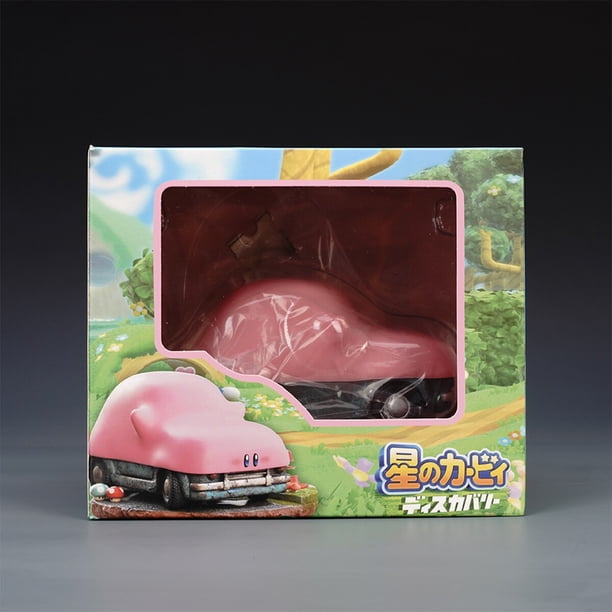 Kirby juego periférico juguetes Rosa diablo Kirby camión modelo hecho a mano figura decoración de escritorio