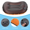 thumbnail image 4 of Uxcell Inflatable Pillow, Large 17 x 13" Ultralight Camping Travel Pillow, Orange, 4 of 6