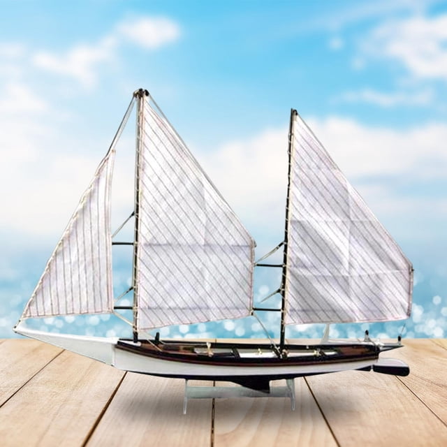 Kit de Modelo de Barco Sin Terminar Hugo Ensamblaje de barcos de bricolaje