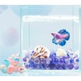 thumbnail image 4 of Clear Glass Marbles for Vases,Happon Round 100 Pieces Vase Filler Glass Pebbles,Artificial Crystal Gemstones for Indoor Plants, Aquarium Fish Tank Decorations, Home Decor,Landscaping, Arts Crafts, 4 of 5