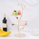 thumbnail image 3 of Tree Shapes Cake Stand Holder Bandeja de servicio Postres Rack Cuke Pte 2 Tier Pan Cosméticos Candy Jewelry para ía Bakeshop Home perfecl Puesto de pasteles, 3 of 8