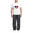 thumbnail image 5 of CafePress - Dominican Heart Men's Light Pajamas - Men's Light Loose Fit Cotton Pajama Set, 5 of 7