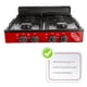 thumbnail image 4 of Parrilla de Gas LP Reacondicionada IUSA 4 Quemadores Roja Cubierta Porcelanizada, 4 of 6