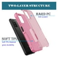 thumbnail image 3 of for Samsung Galaxy A03S Case 2 in 1 Case with Tempered Glass Screen Protector Rugged Drop Resistant TPU Durable Full Body Protection Grade Detachable Case Black, 3 of 6