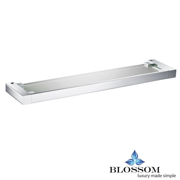 Blossom Glass Shelf - Chrome BA0260701