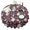 Pioneer Flower Floral-2, variant on Pioneer Flower Floral Print Pattern Round Tablecloth 60"x60",Wrinkle Wipeable Table Cloth for Kitchen Dining Room Picnic Patio Party