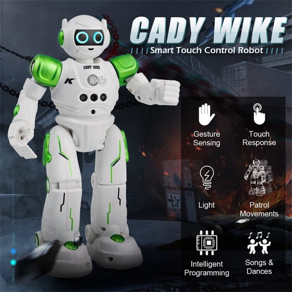 Gesture Sensing Smart Robot Toys,Touch Control Singing Dancing Robots,Intelligent Programmable Remote Control USB Charging,Flashing Eye Lights Music Performance Kids Gift Toys