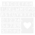 thumbnail image 4 of FESTFENDS Alphabet Stencils Letter Stencils Artists White Wall Painting Indoor Decoration 1 Set, 4 of 7
