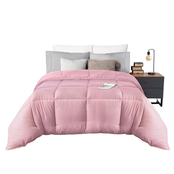 Edredón Duvet Con Relleno Matrimonial Elefantito  Rosa Ultra Suave