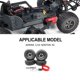 thumbnail image 4 of Rueda de montaje hexagonal RC Vogacara 4 Uds 1/10 adaptador de plástico para ARRMA SENTON 3S, 4 of 6