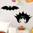 thumbnail image 4 of Halloween Metal Black Bat Decor Halloween Yard Lawn Stakes Garden Scare Bats Silhouette Statues Stakes for Home Yard Outdoor Decorations, 4 of 4