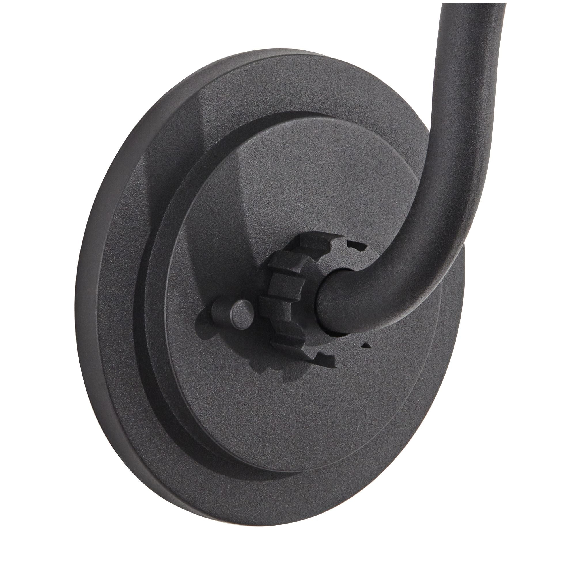 Franklin Iron Works Arnett Rustic Outdoor Wall Light Fixture Black Gooseneck Arm 10 1/2" for Post Exterior Barn Deck House Porch Yard Posts Patio Home