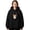 Black, variant on AURORADY Pet Pouch Hoodie for Women Men Oversized Sweatshirt with Zipper Pocket Cat Dog Carrier Pullover Top