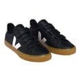 thumbnail image 3 of Tenis Veja Chrome Negros con logo blanco y cierre de broche, 3 of 4