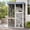 Gray, variant on Aukfa 70"H Wooden Outdoor Cat Catio with Waterproof Roof, Large Cat Enclosure for Multiple Cats,Black